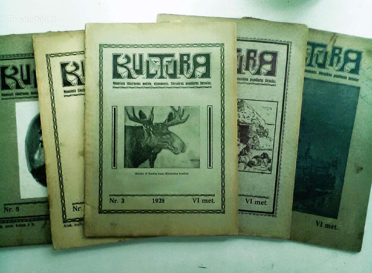 Parduodu zurnalus :Kultura" (tarpukario)