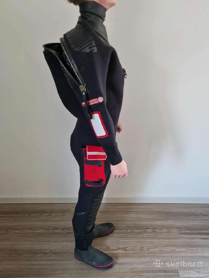 Neoprene northern diving drysuit for scuba diving - nuotraukos Nr. 3