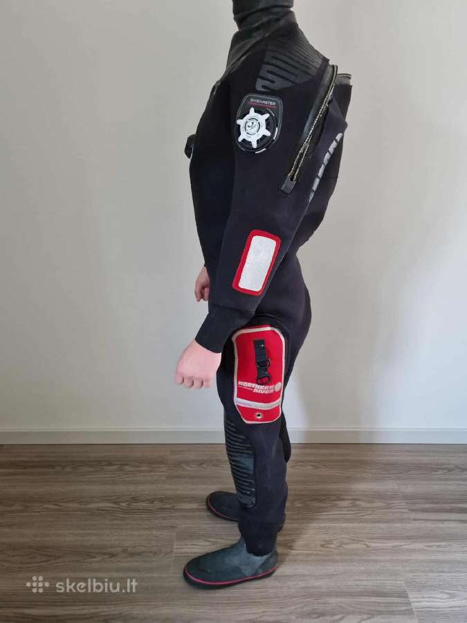 Neoprene northern diving drysuit for scuba diving - nuotraukos Nr. 4