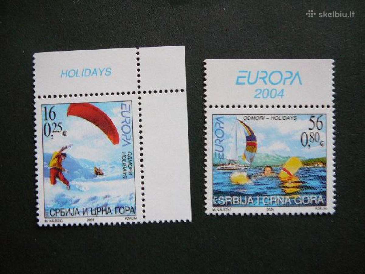 Europa Serbija Burlaiviai 2004 Mnh sb3916