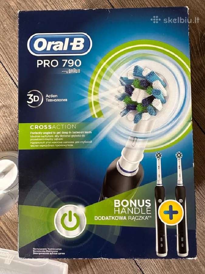 Oral-b Pro 790 Crossaction el.dantų šepetėliai - nuotraukos Nr. 5