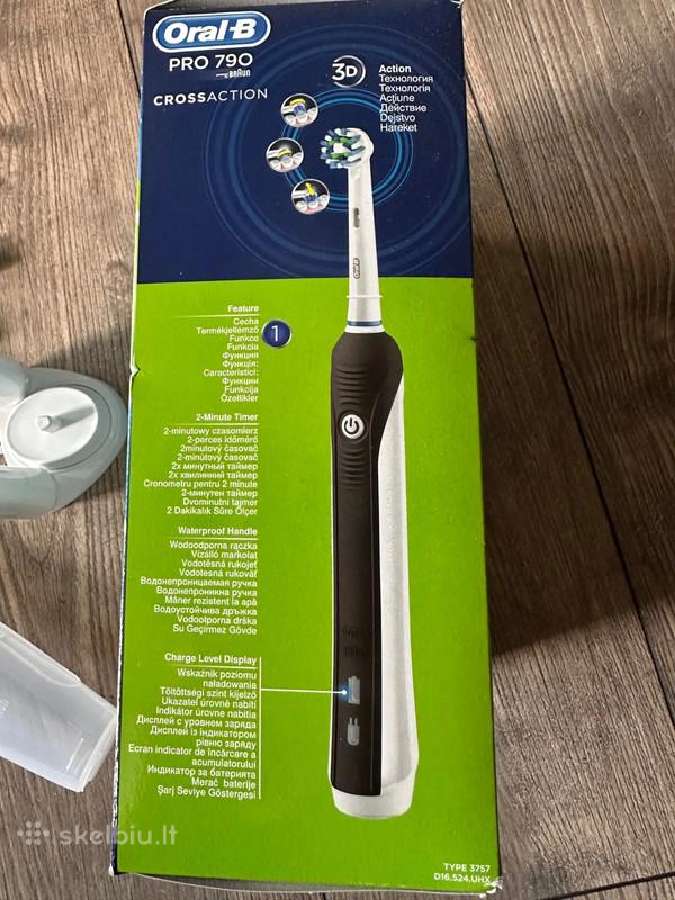 Oral-b Pro 790 Crossaction el.dantų šepetėliai - nuotraukos Nr. 9