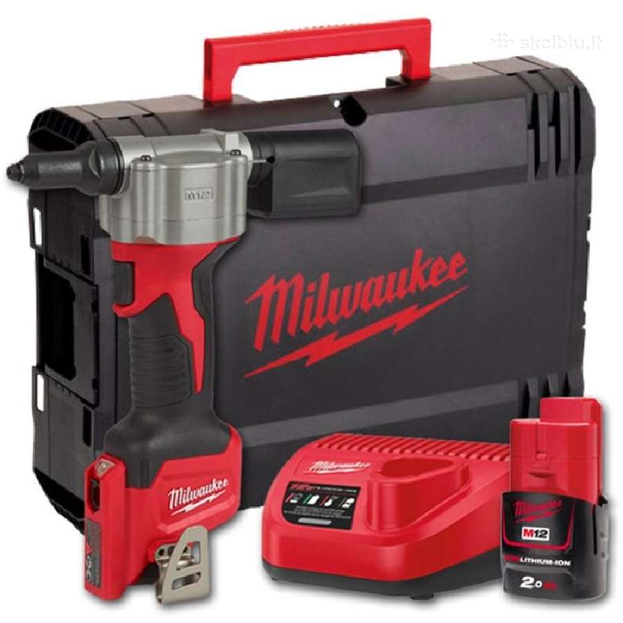 Milwaukee M12bprt-201x akumuliatorinis kniediklis