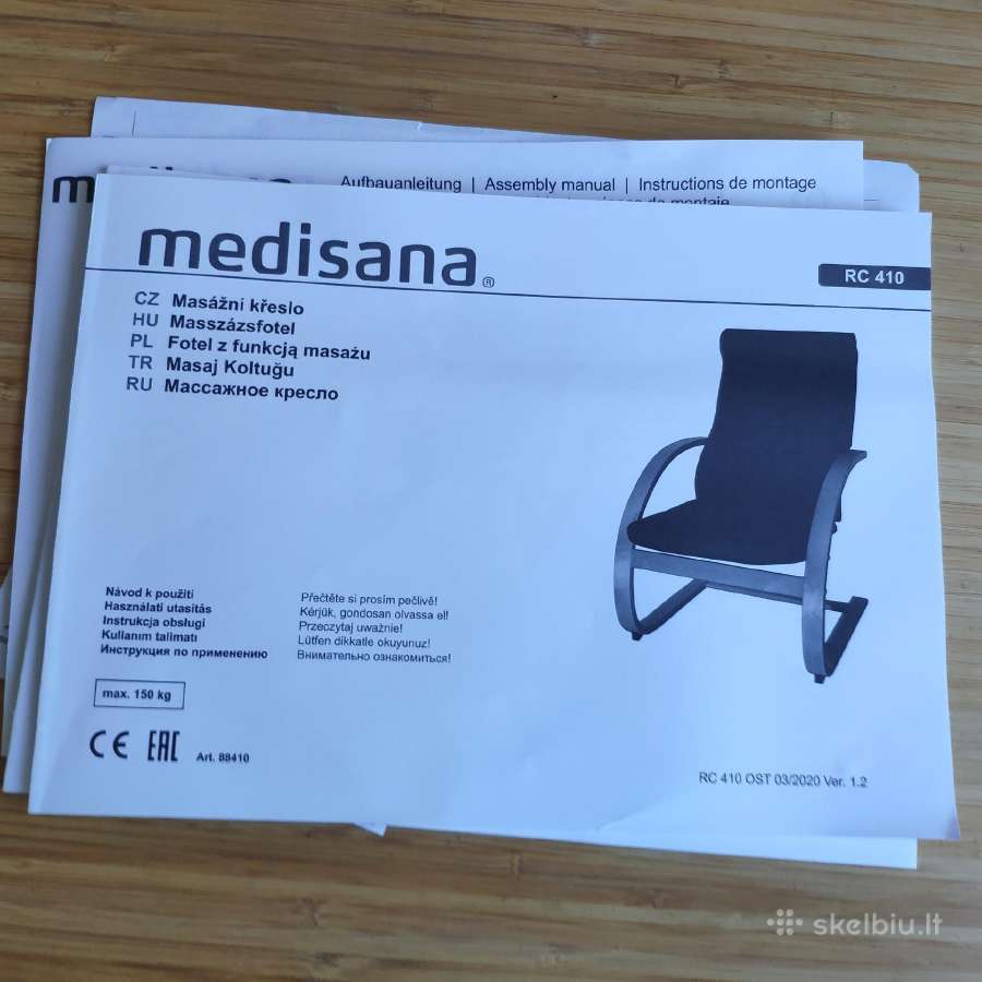 Masažo-relax kėdė Medisana- nauja - nuotraukos Nr. 15