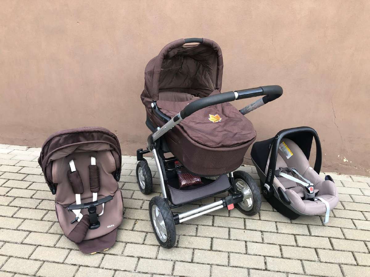 Vežimėlis Maxi-cosi + Kėdutė