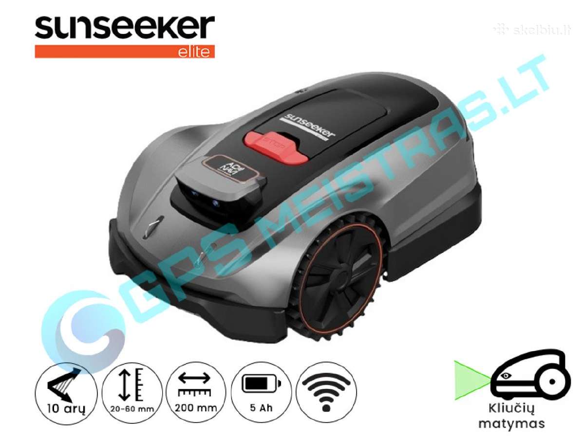 Sunseeker X3 Plus vejos robotas