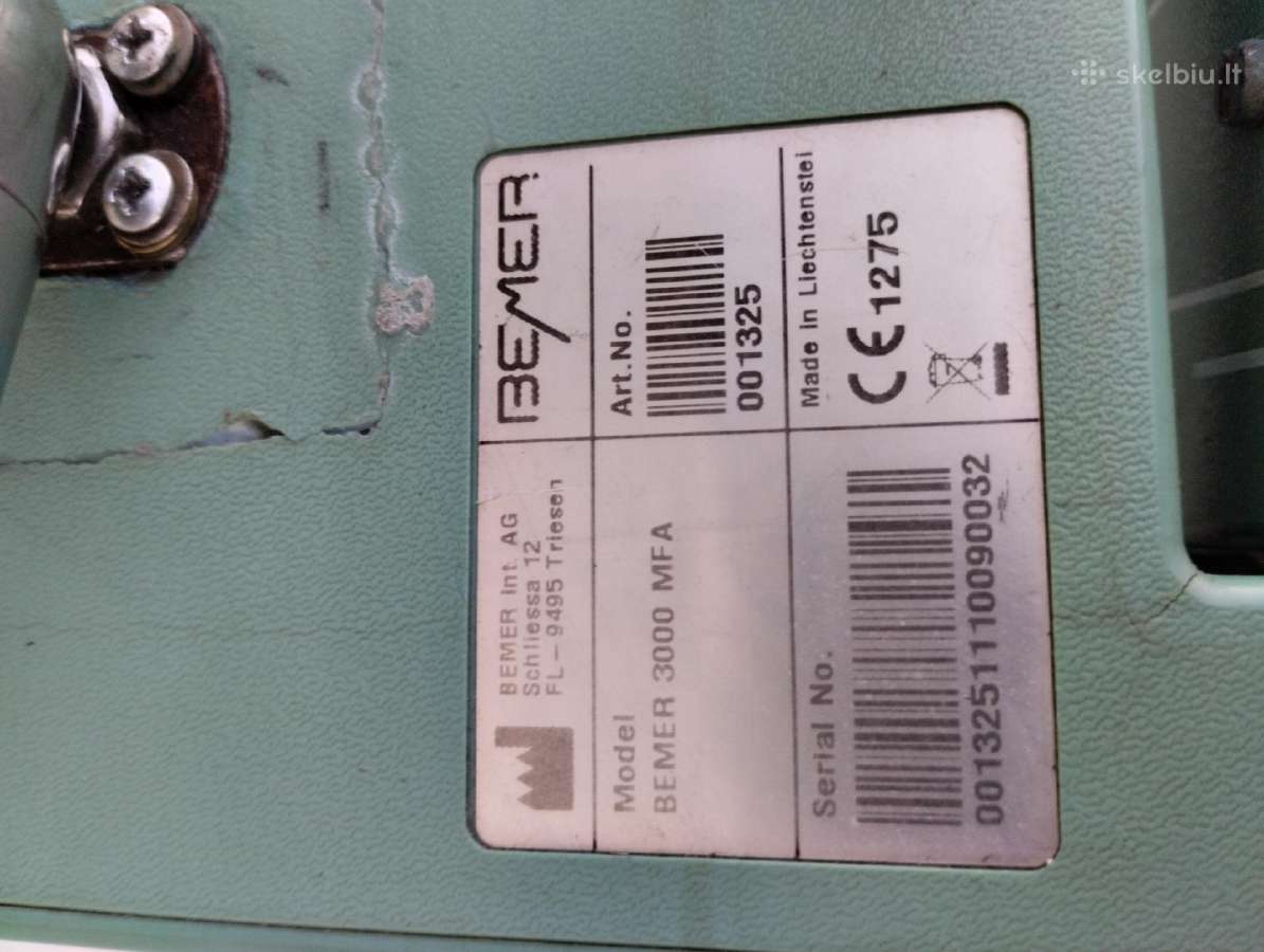 Bemer 3000 elektromagnetinė galvutė su stovu - nuotraukos Nr. 3