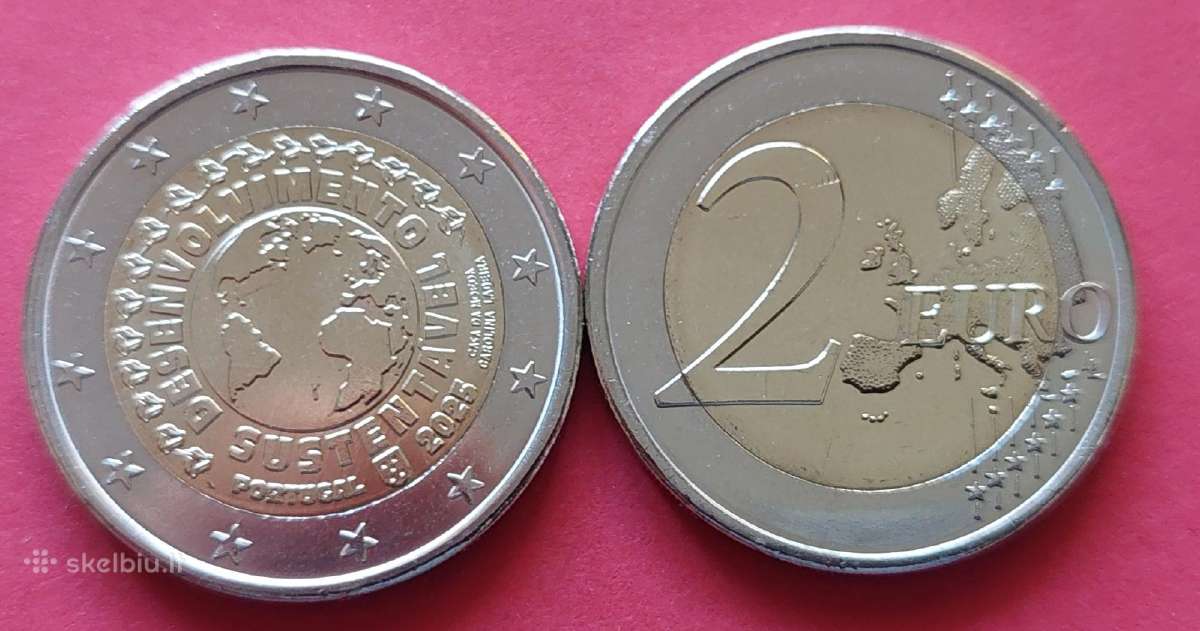 Progines 2€ monetos Portugalijos Unc - nuotraukos Nr. 3