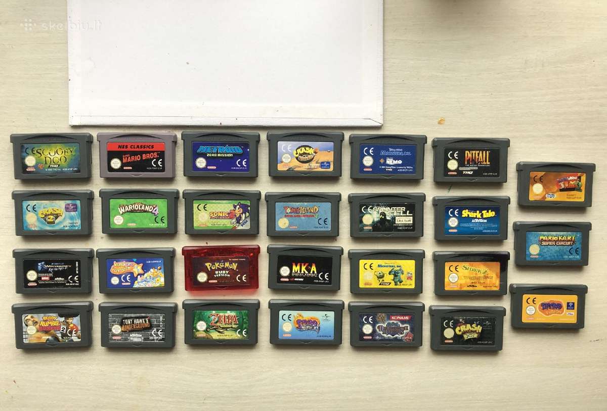 Nintendo game boy zaidimai