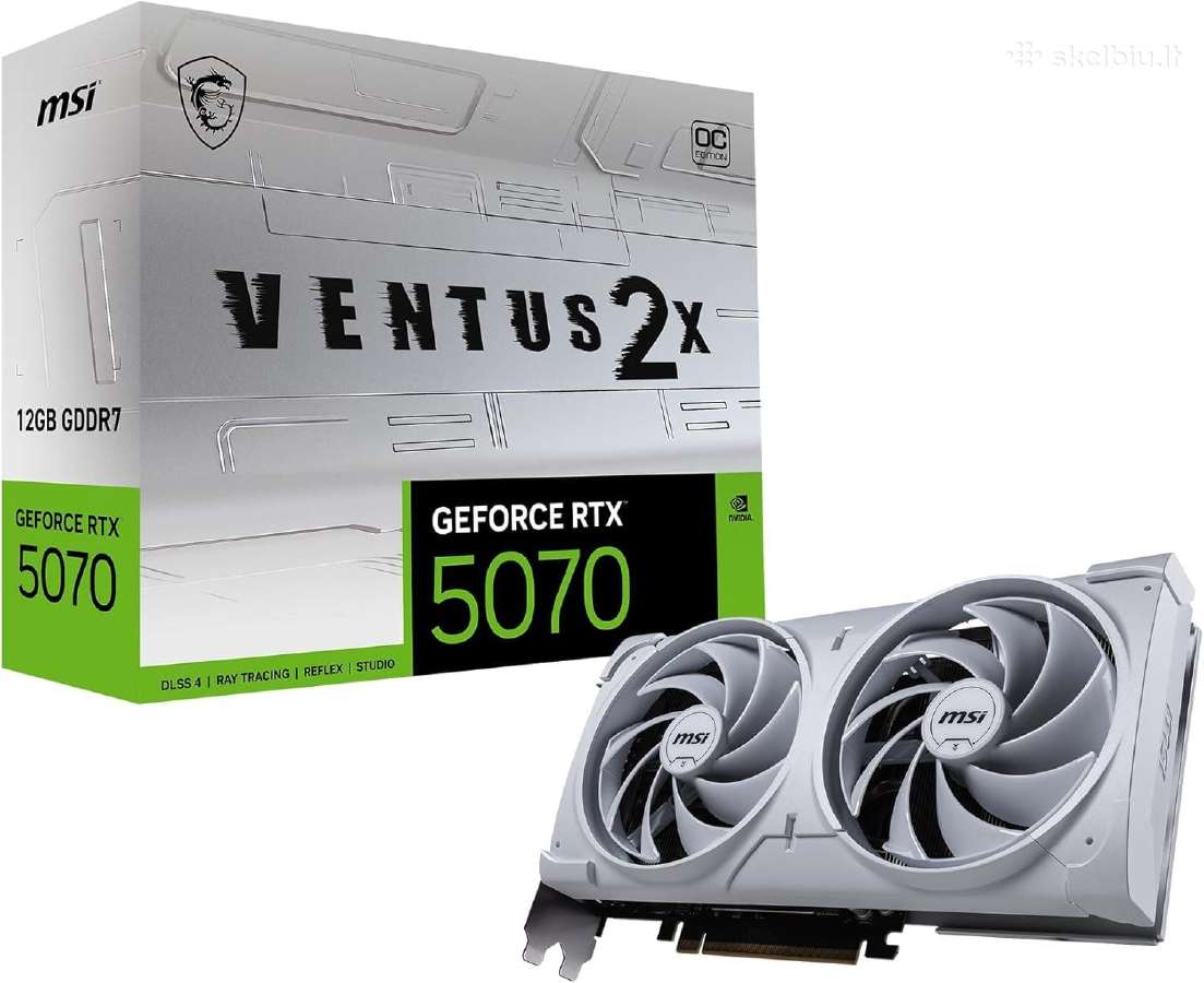 Msi Geforce Rtx 5070 Ventus 2x Oc 12gb Ddr7