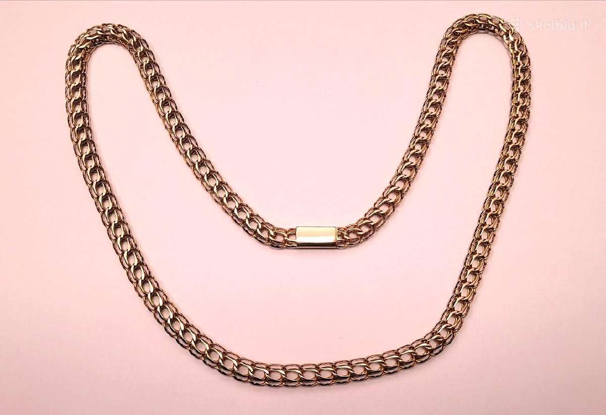 Nauja Auksinė Grandinėlė Bismark 585/46,94g/65cm