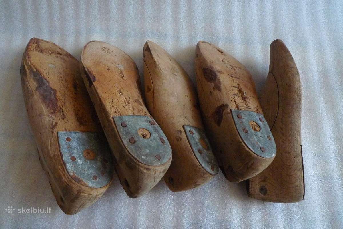 Kurpal. medin. senov., metal. pakojis,azuolo ratel - nuotraukos Nr. 3
