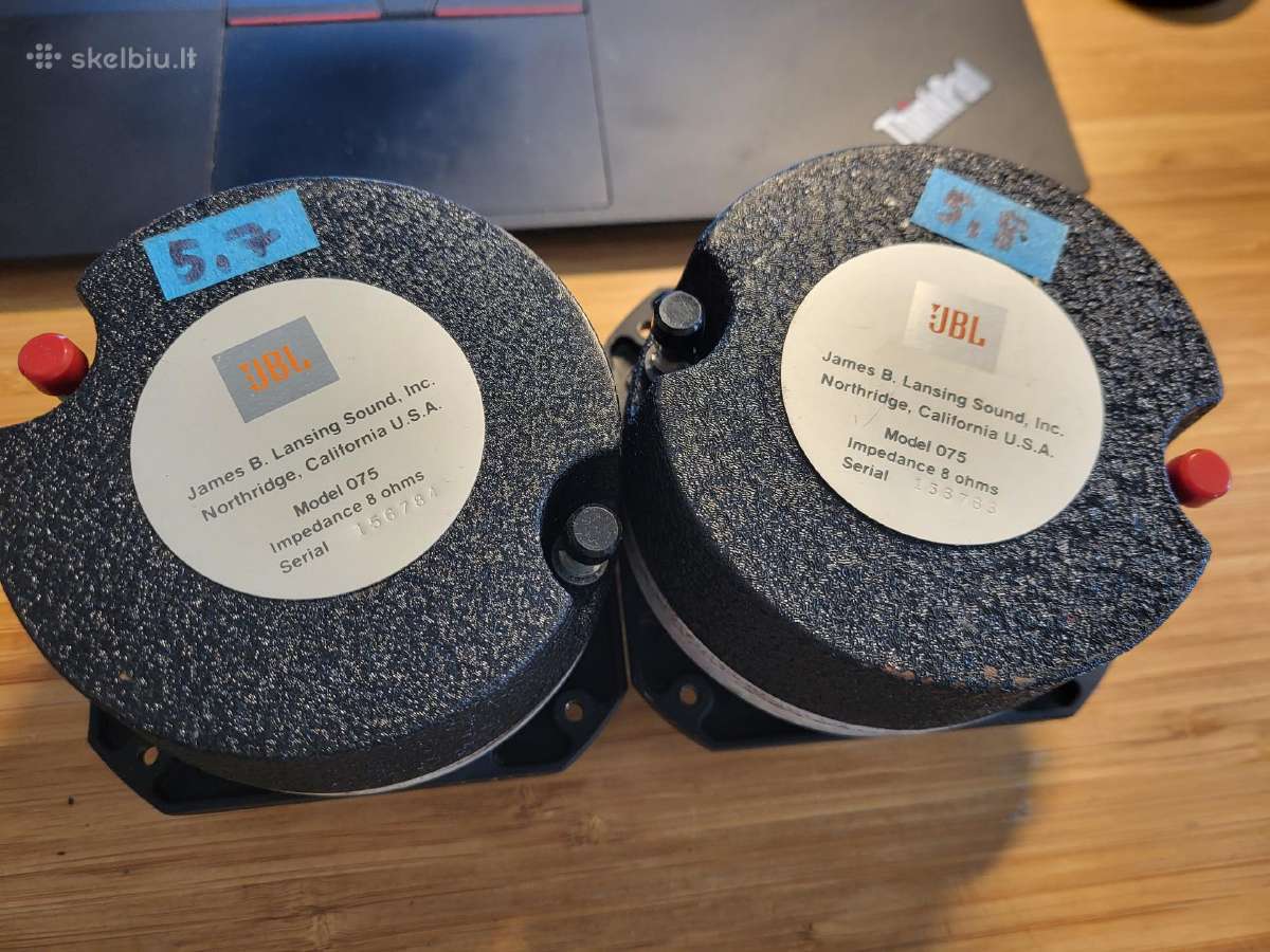Jbl 075 aukštadažniai alnico - nuotraukos Nr. 2