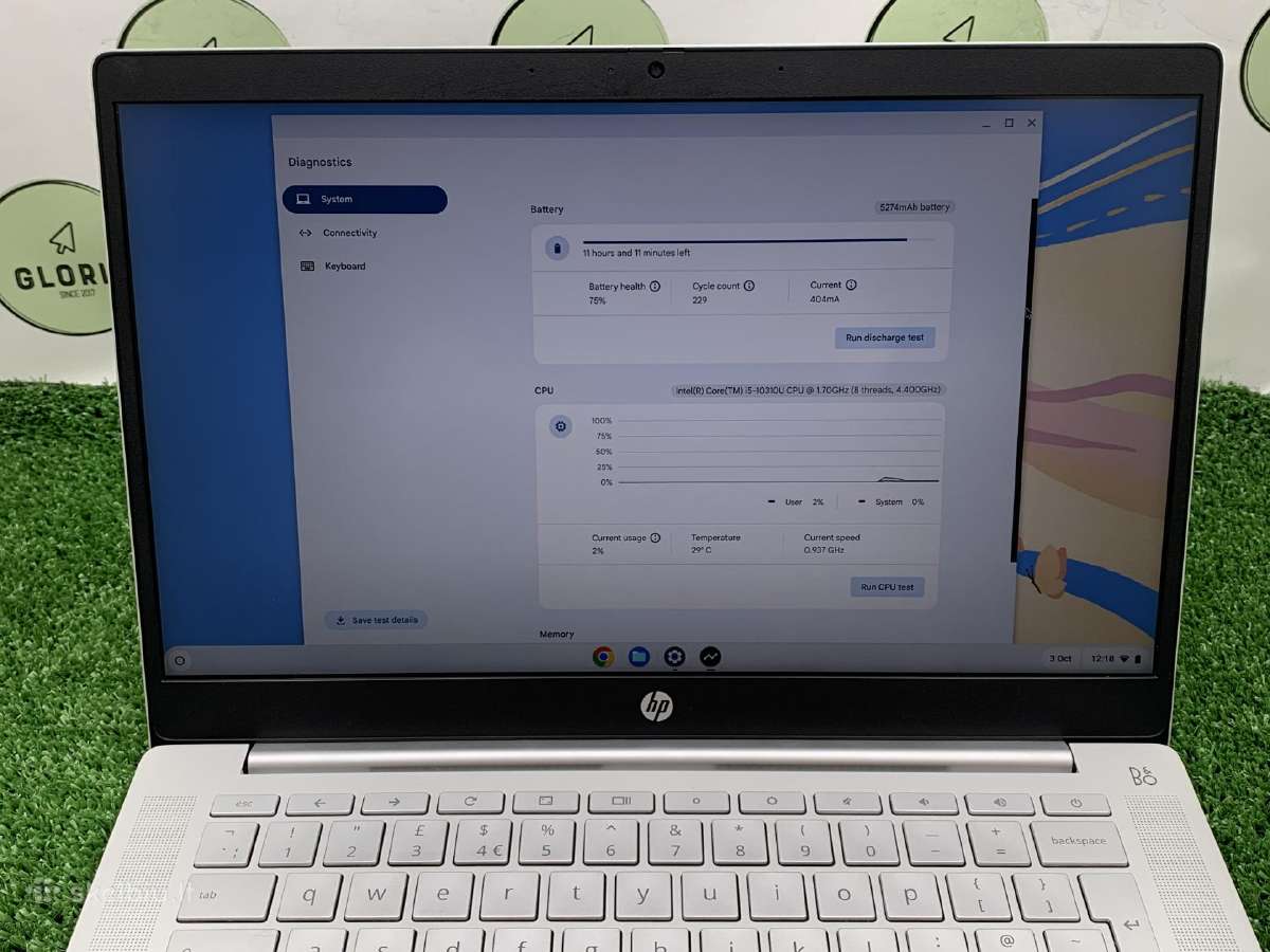 Hp Pro c640 Chromebook i5-10310u 8ram 64ssd #1-189 - nuotraukos Nr. 4