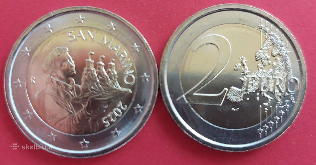 San Marino 2025m. 2 € nacionalinė Unc