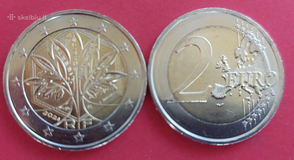 Prancūzija 2024m. 2 € nacionalinė Unc