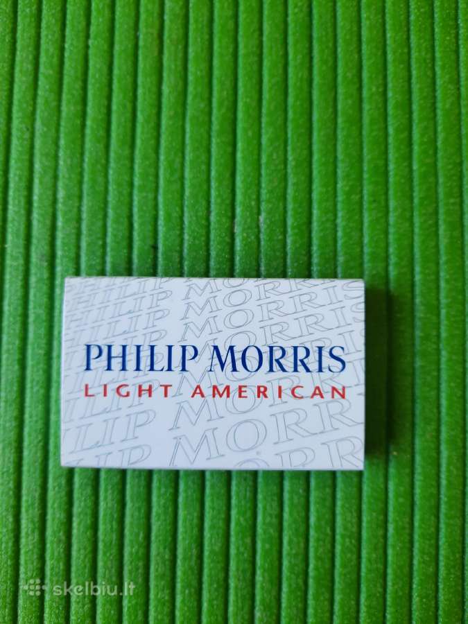 N01. Degtukų dėžutė Philip Moris Light American - nuotraukos Nr. 3