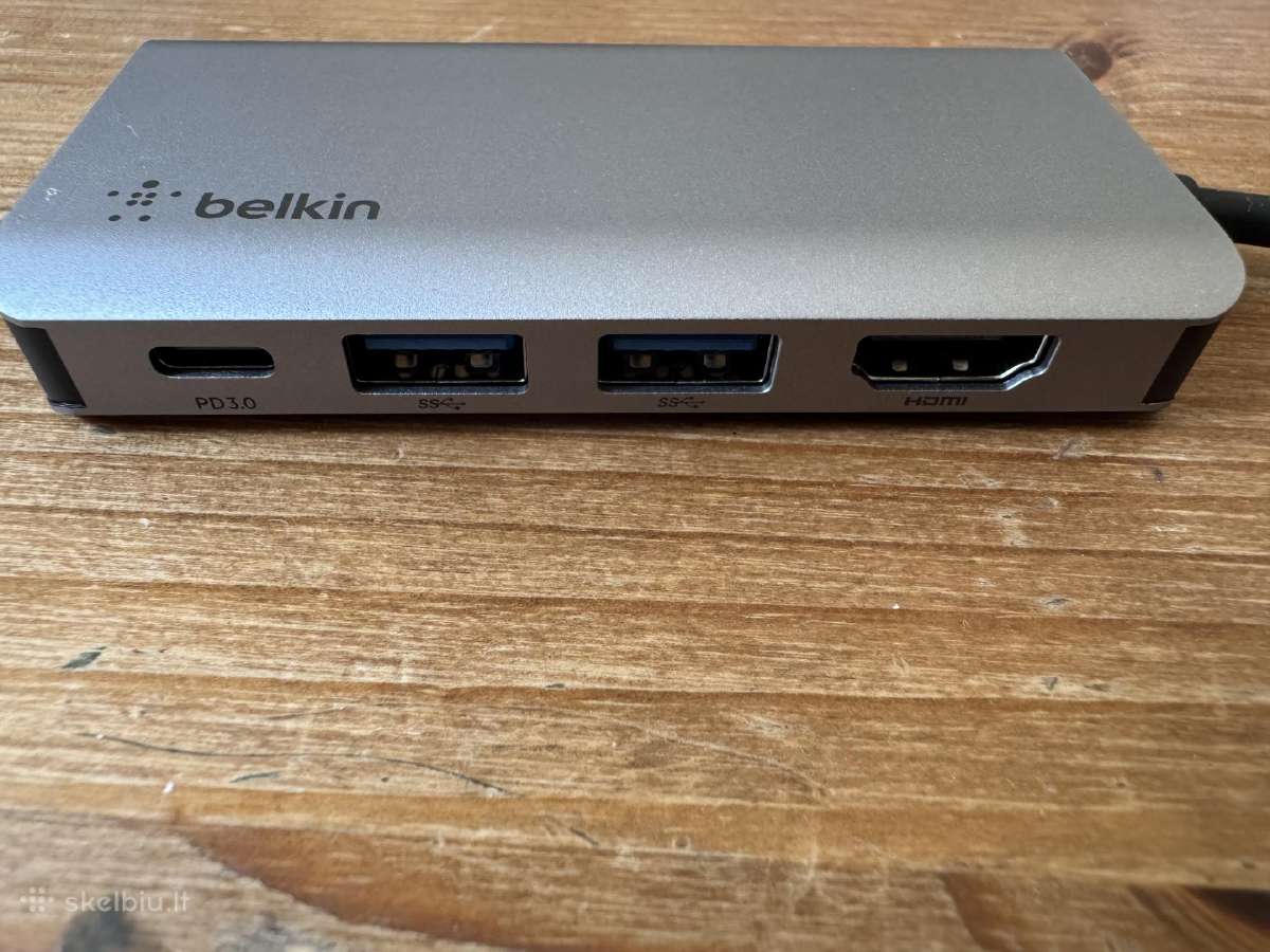 Belkin Usb-c 4-in-1 multiport adapter - nuotraukos Nr. 5
