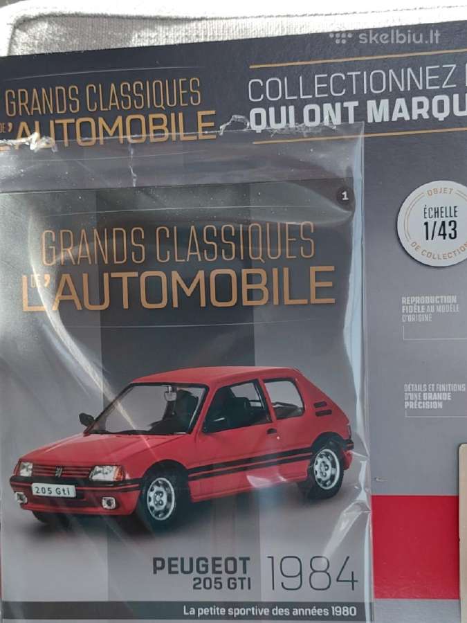 Parduodu Peugeot 205 Gti 1:43 - nuotraukos Nr. 3
