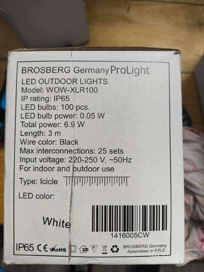 Brosberg prolight lauko girlianda pagam. Vokietija - nuotraukos Nr. 2