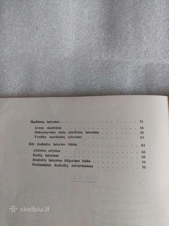Drabužių ir skalbinių taisymas - nuotraukos Nr. 8