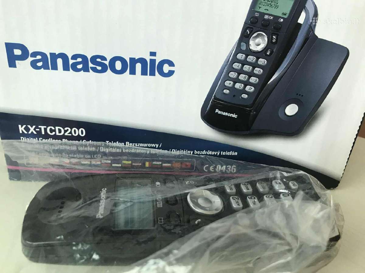 Naujas bevielis telefonas Panasonic