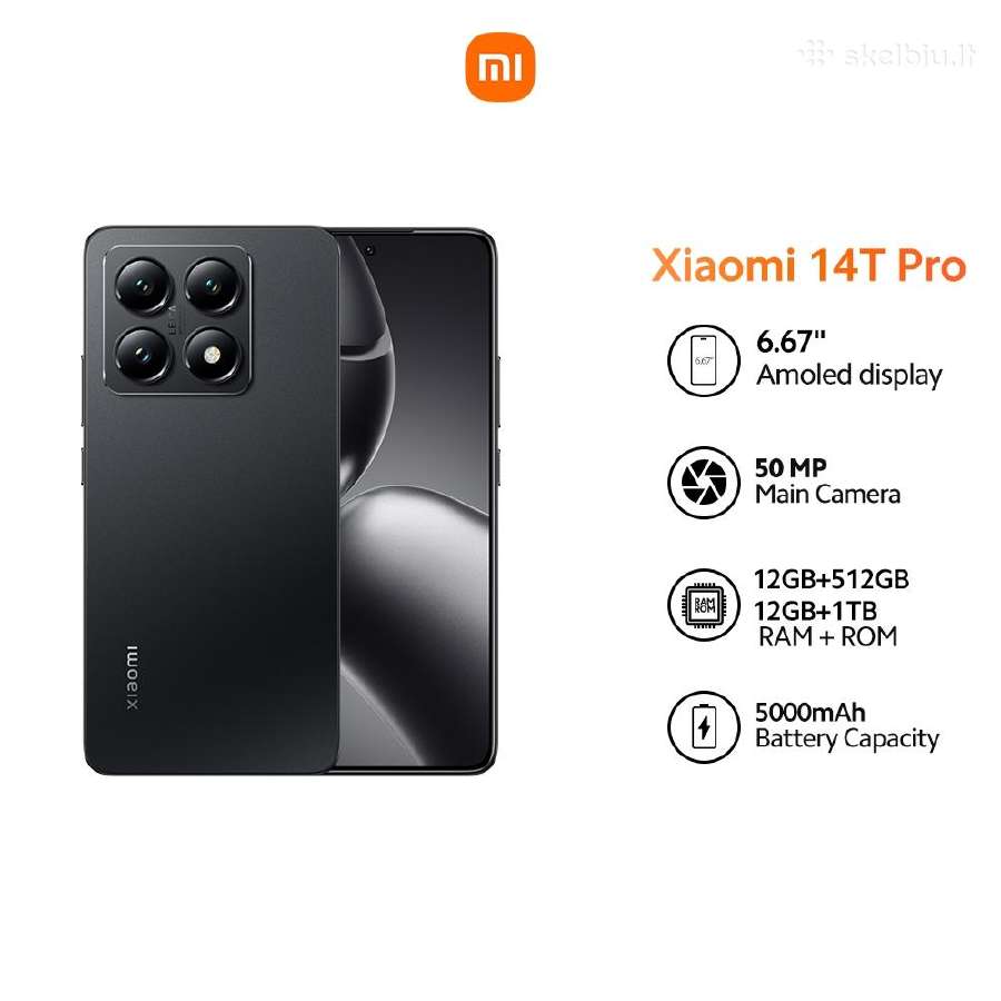 Xiaomi 15t Pro 5G 12/512gb Leica lens naujas - nuotraukos Nr. 5
