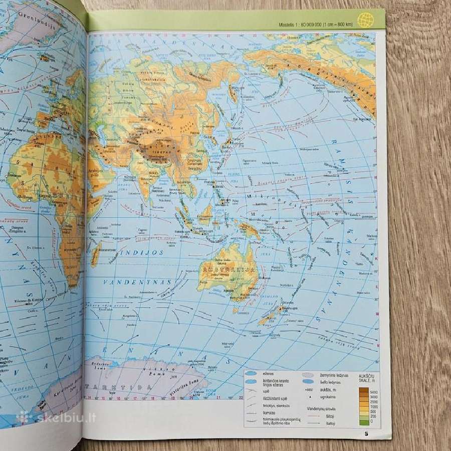 Geros būklės Žemė 7. Geografijos atlasas - nuotraukos Nr. 2