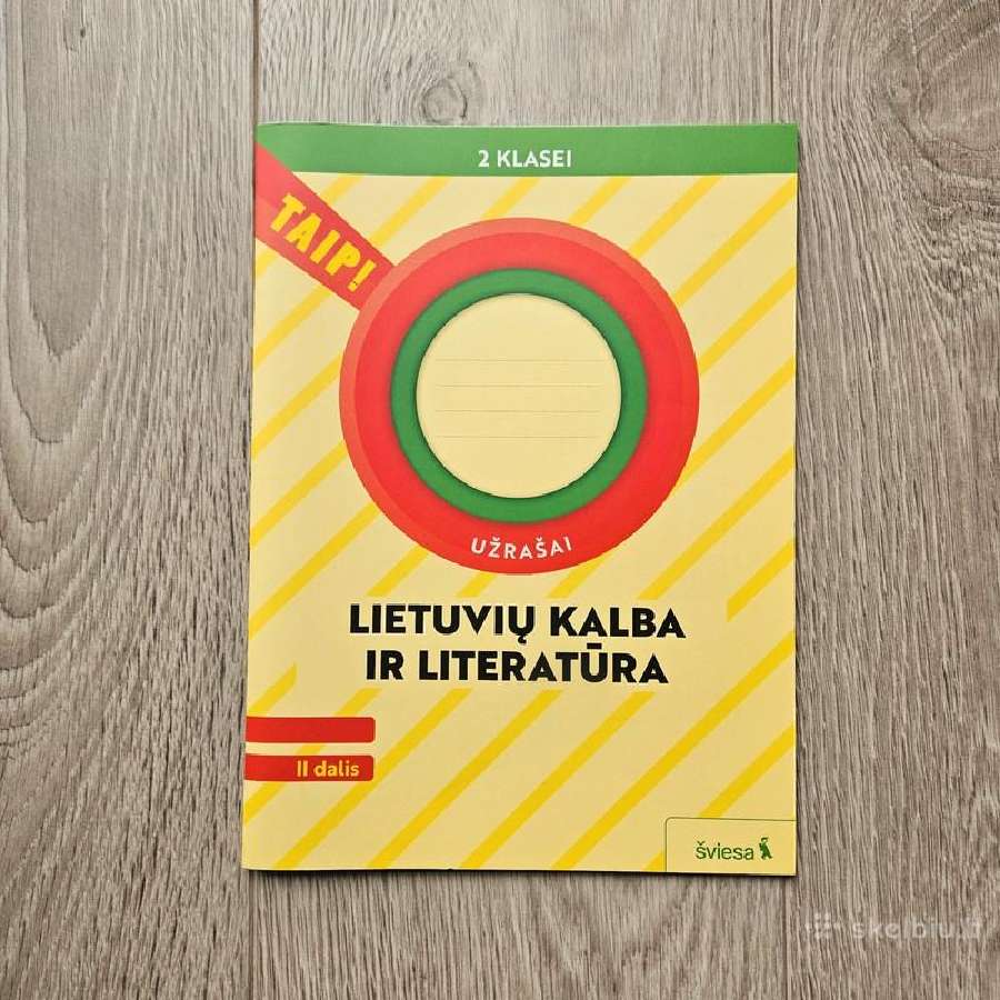 Lietuvių kalba ir literatūra. Užrašai 2 klasei,2d