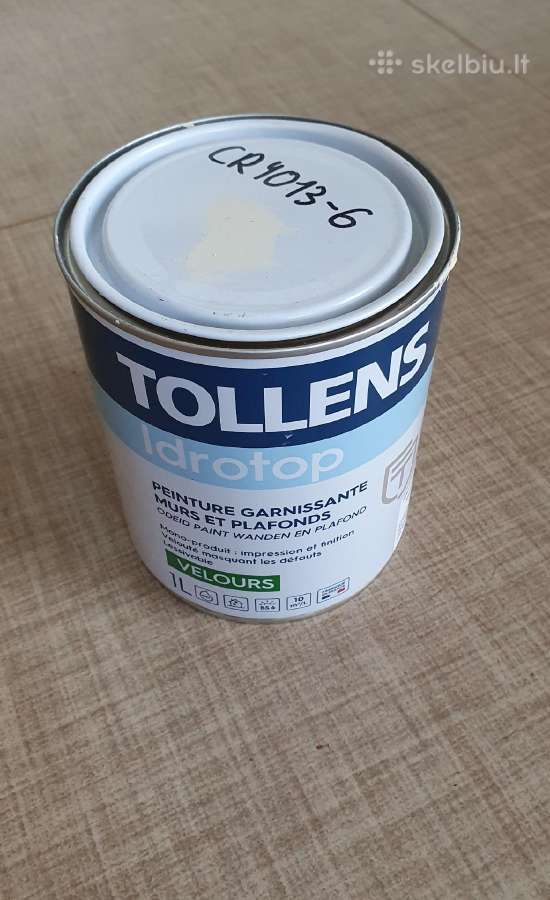 Tollens Velours patalpų dažai po 1l - nuotraukos Nr. 3