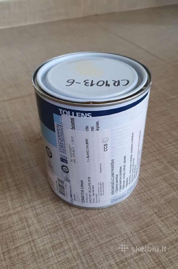 Tollens Velours patalpų dažai po 1l - nuotraukos Nr. 4