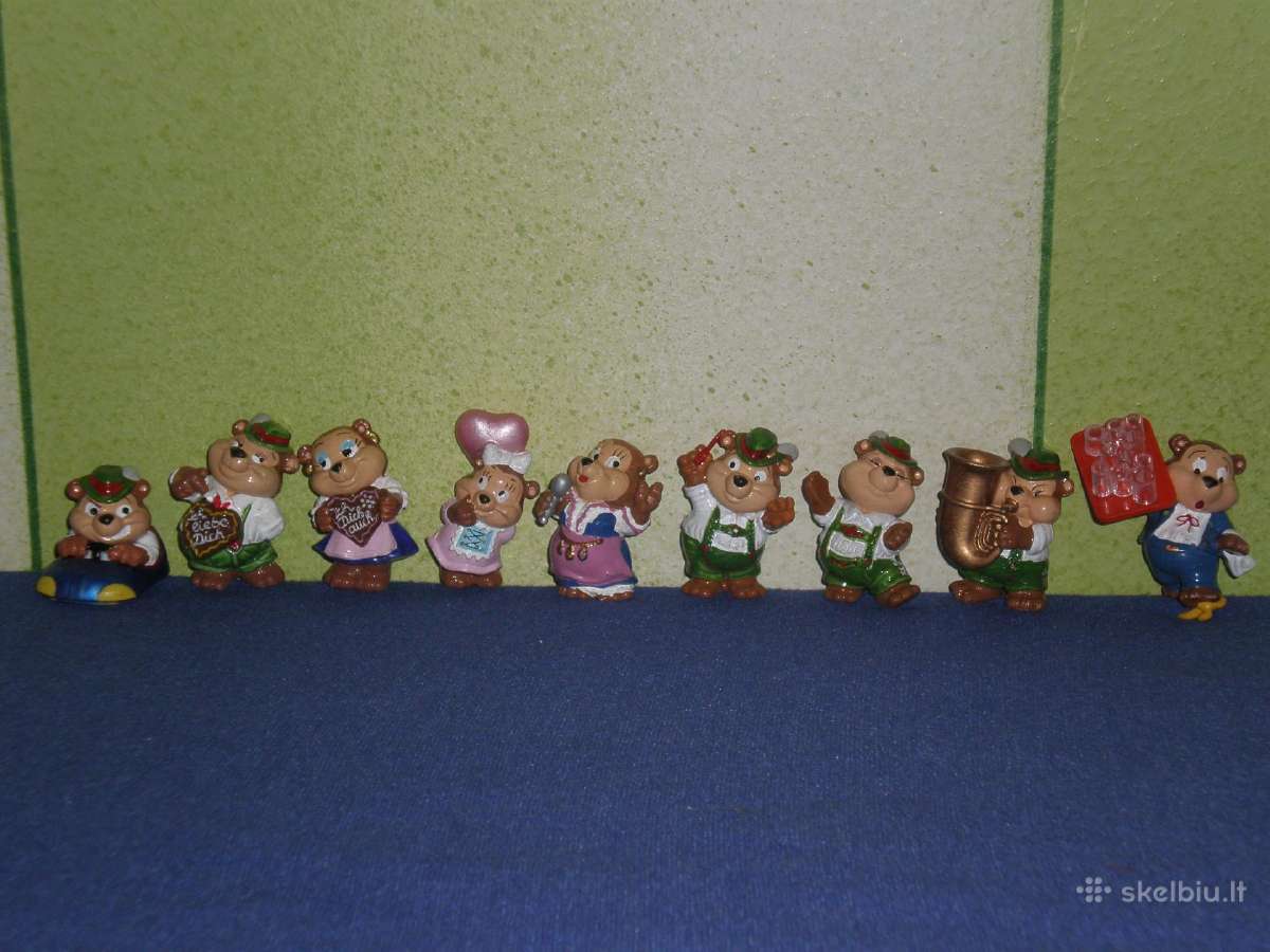Kinder siurprizo kolekcines figureles meskiukai