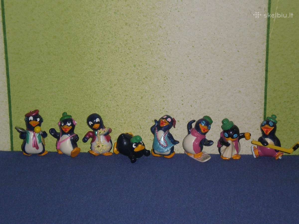 4. Kinder siurprizo kolekcines figureles pingvinai - nuotraukos Nr. 2