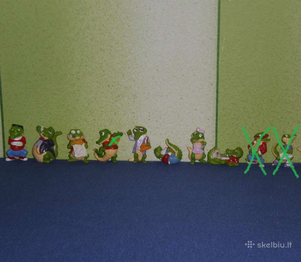 Kinder siurprizo kolekcines figureles krokodilai - nuotraukos Nr. 2