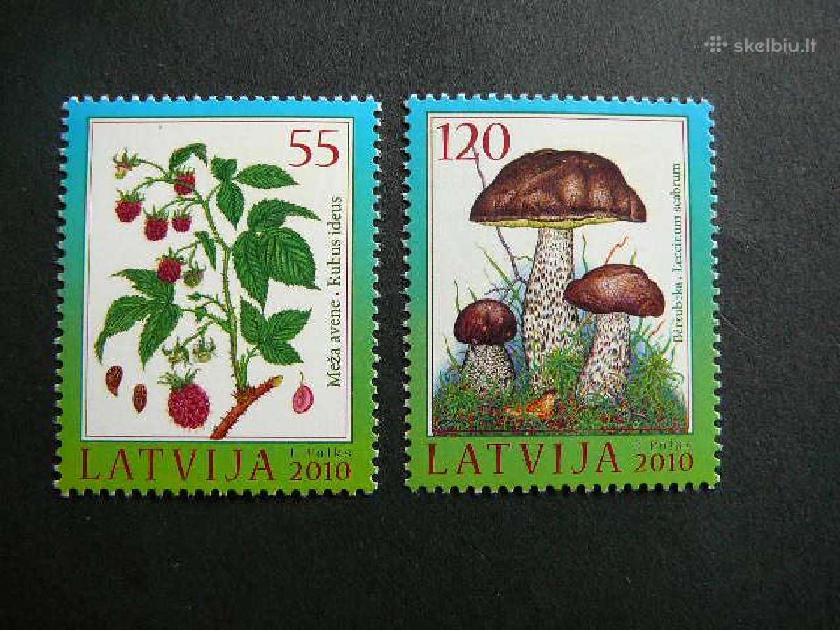 Flora Uogos Grybai Latvija 2010 Mnh lv792