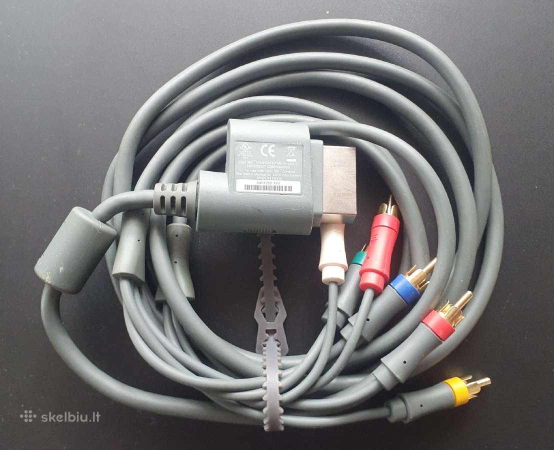 Xbox 360 Component HD AV originalus laidas