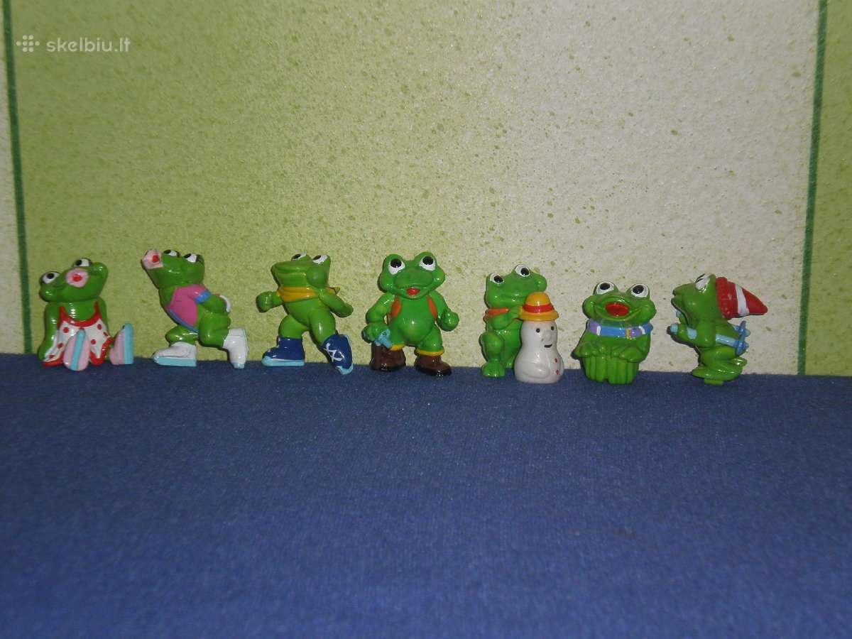 14. Kinder siurprizo kolekcines figureles varles