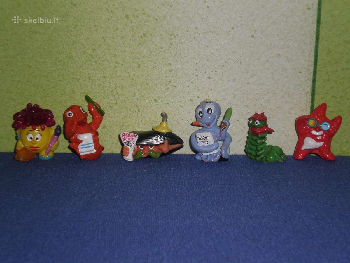 22. Kinder siurprizo kolekcines figureles vandens