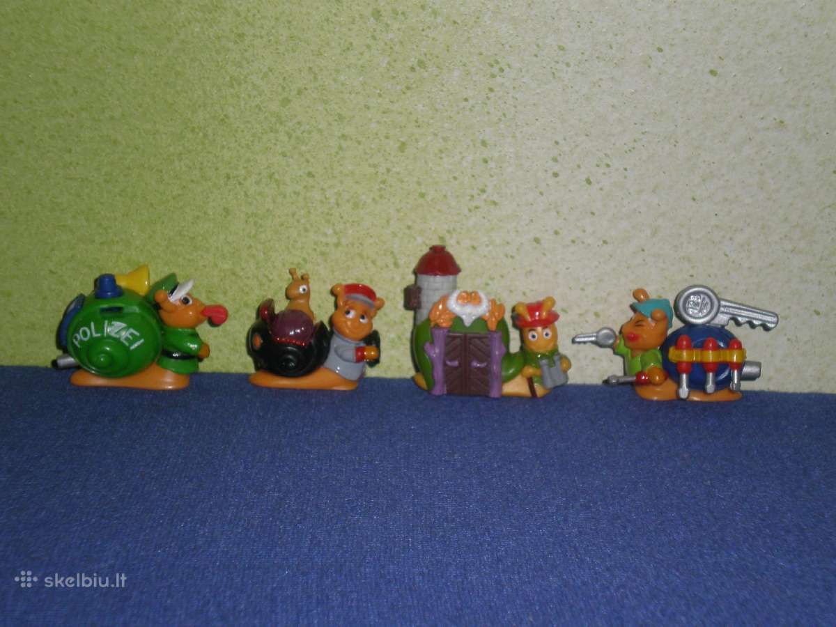 23. Kinder siurprizo kolekcines figureles sraiges