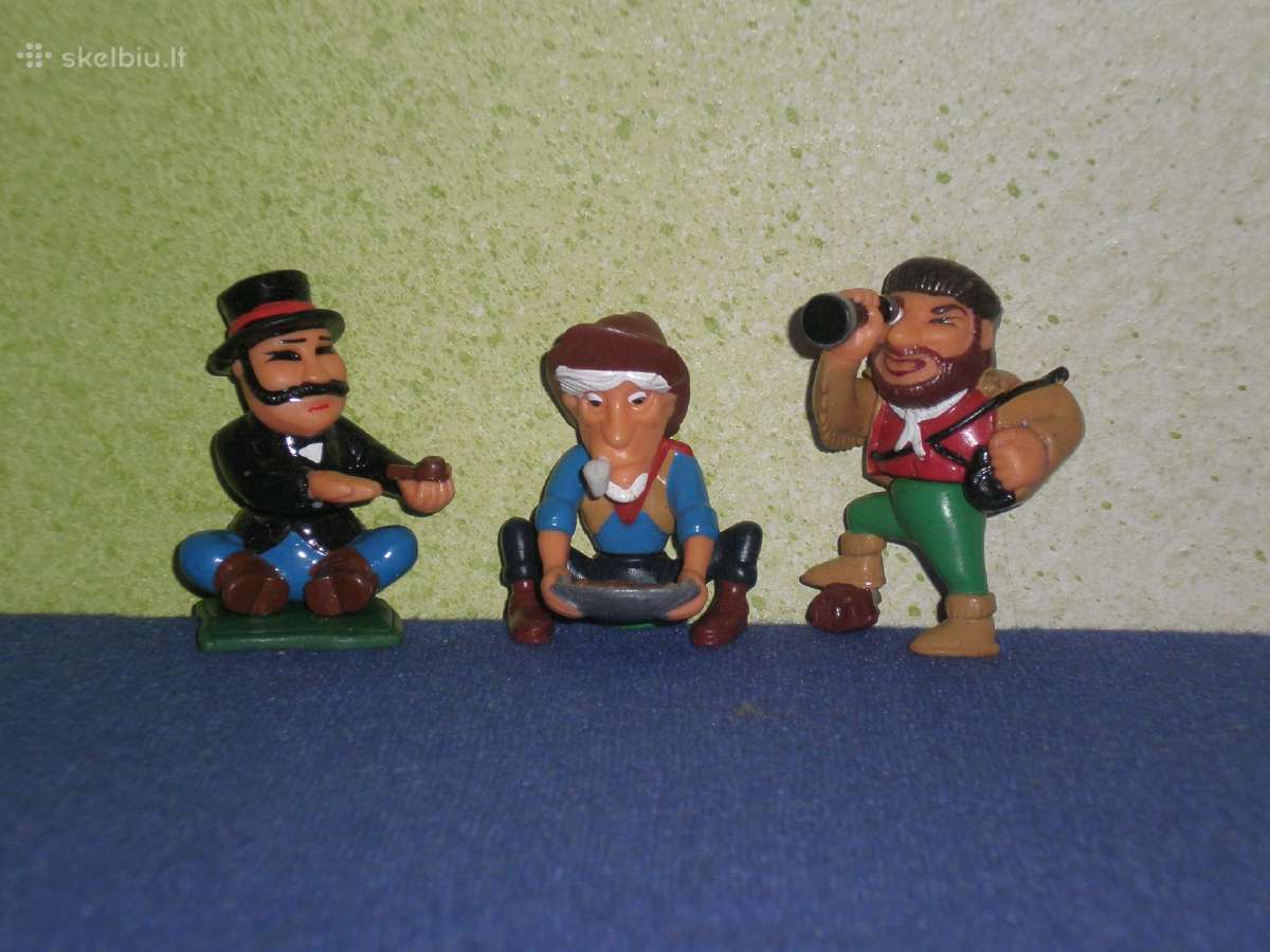 Kinder siurprizo kolekcines figureles aukso ieskot