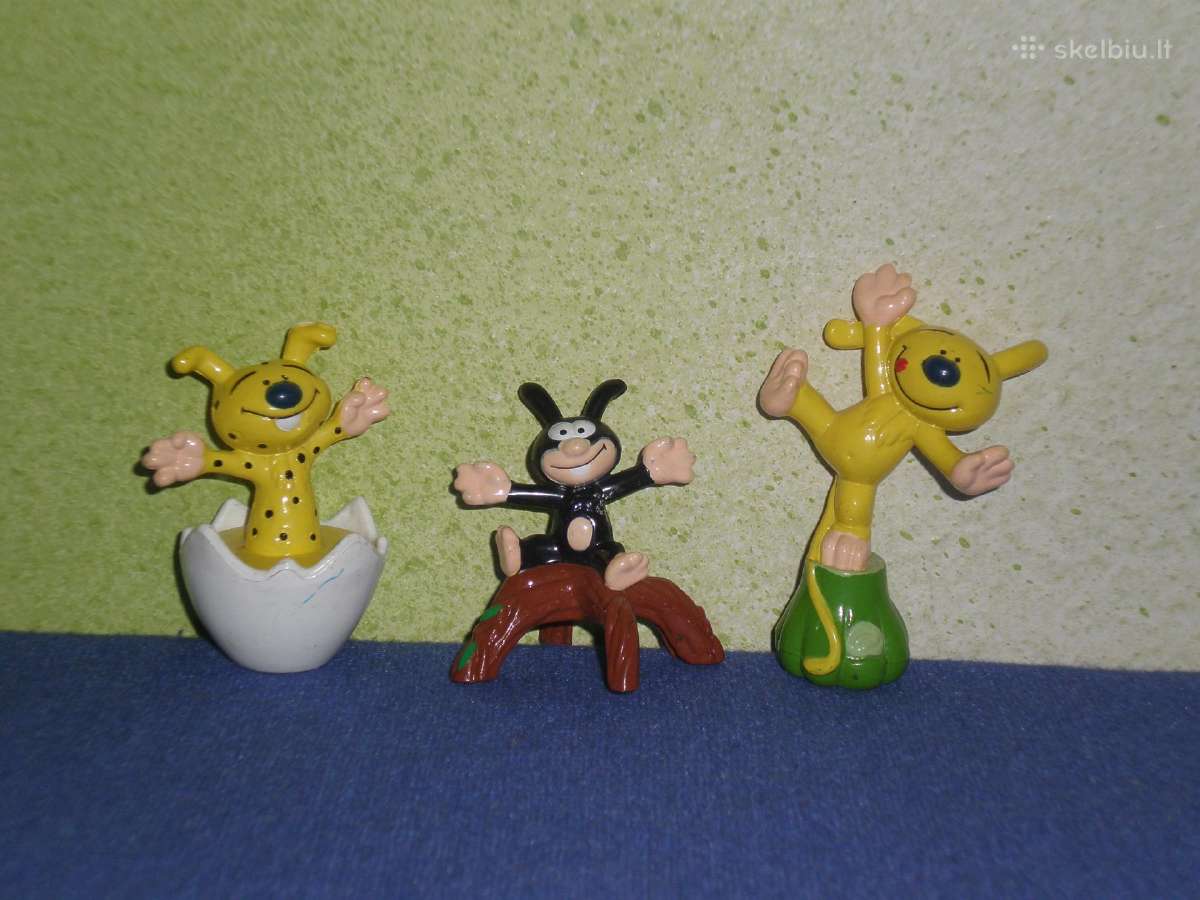30. Kinder siurprizo kolekcines figureles suniukai