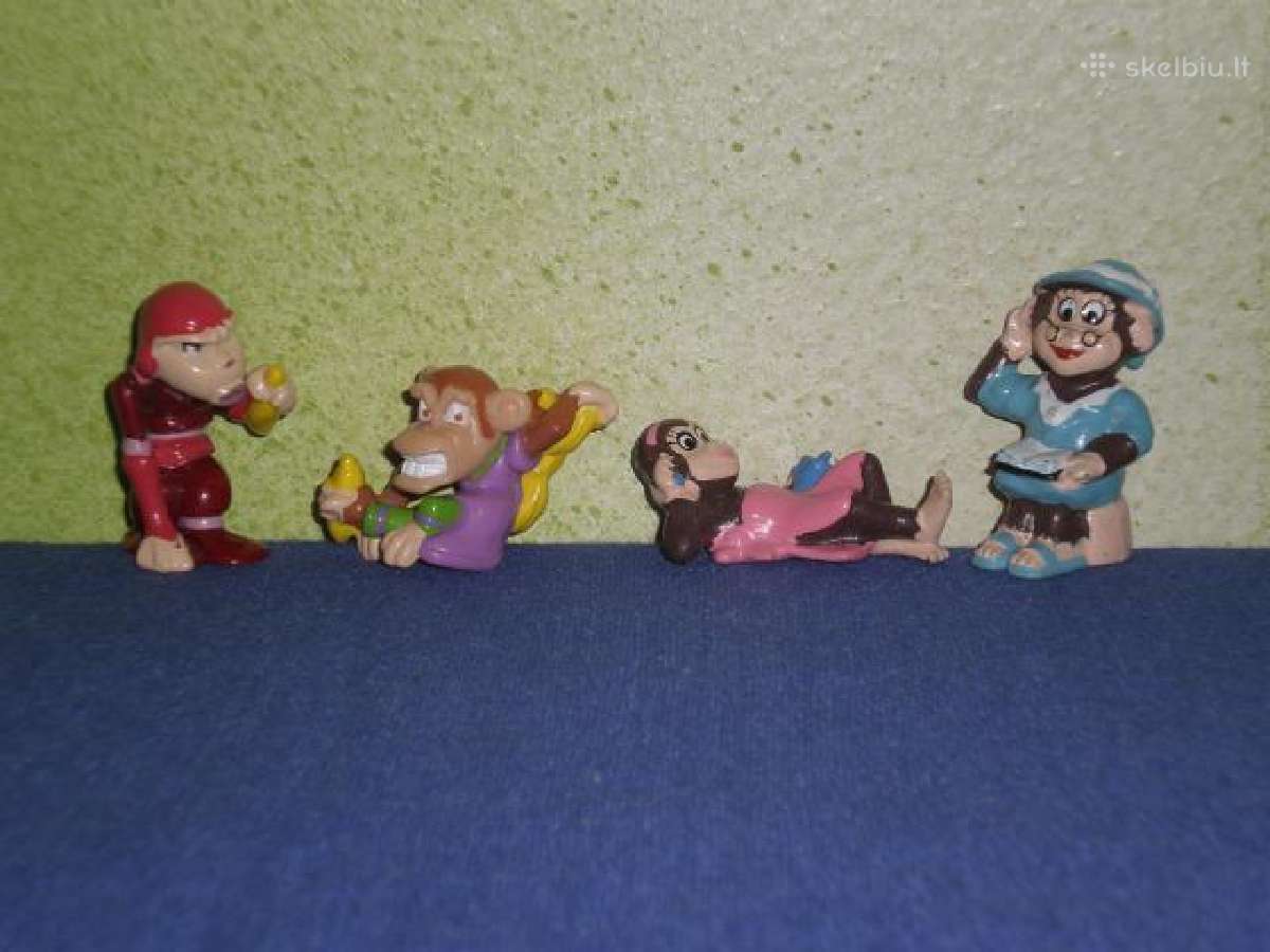 Kinder siurprizo kolekcines figureles bezdziones