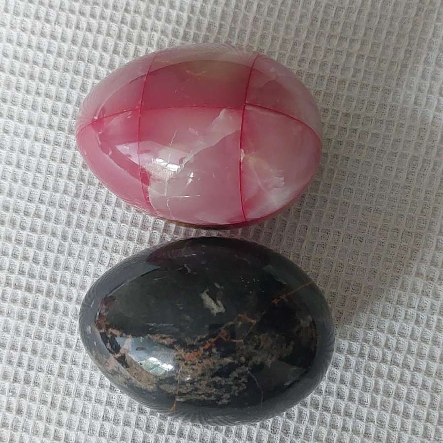 Kiaušiniai iš akmens / Akmens kiaušiniai 7,5 cm. - nuotraukos Nr. 6