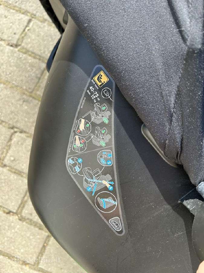 Vežimo komplektas su auto kėdute - nuotraukos Nr. 8