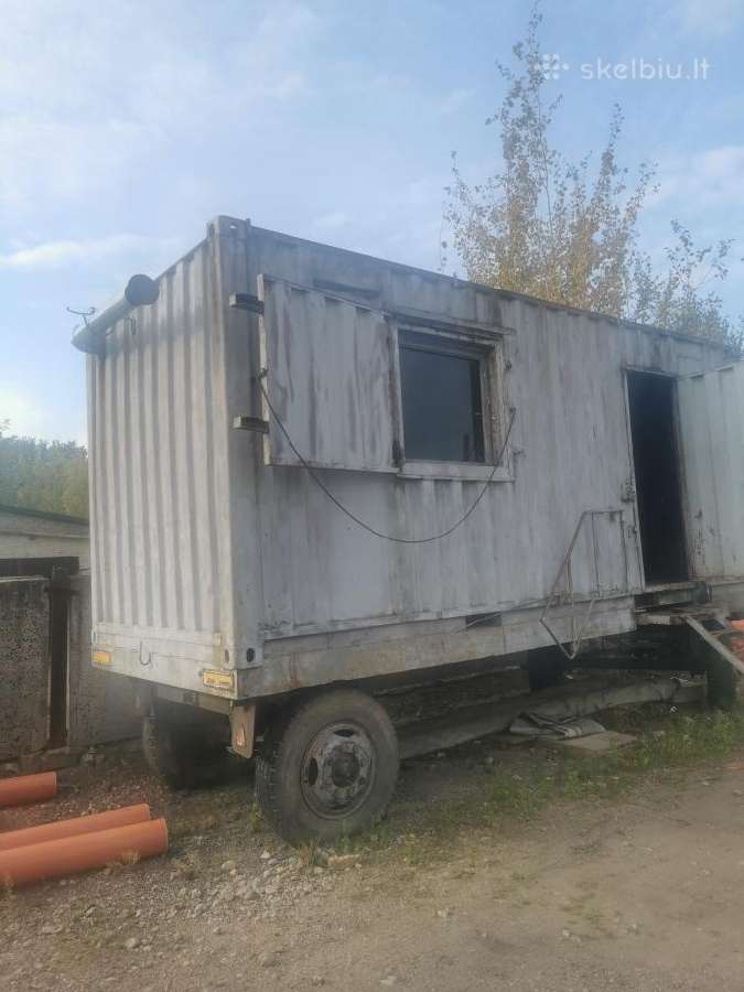 Namelis, įrengtas iš Jūrinio konteinerio ant ratų - nuotraukos Nr. 2