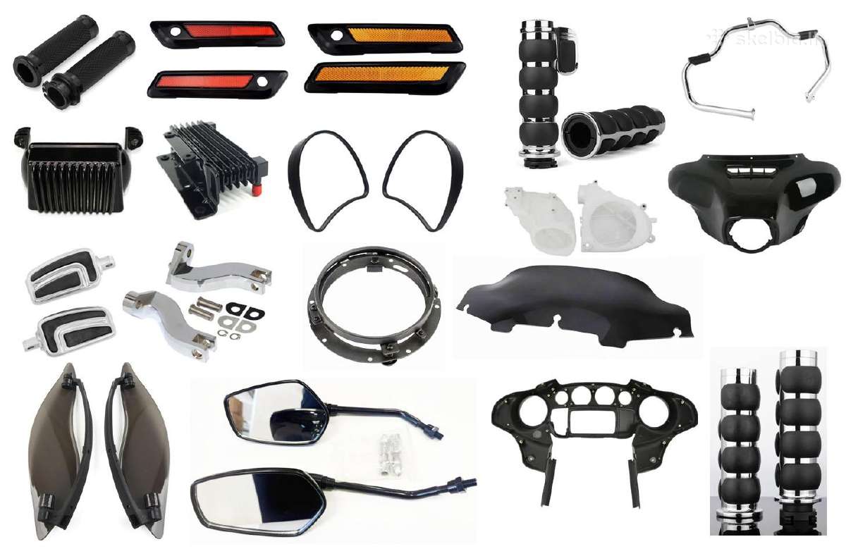 Naujos Harley Davidson Electra motociklų dalys