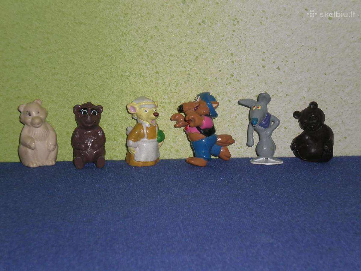 36. Kinder siurprizo kolekcines figureles meskos