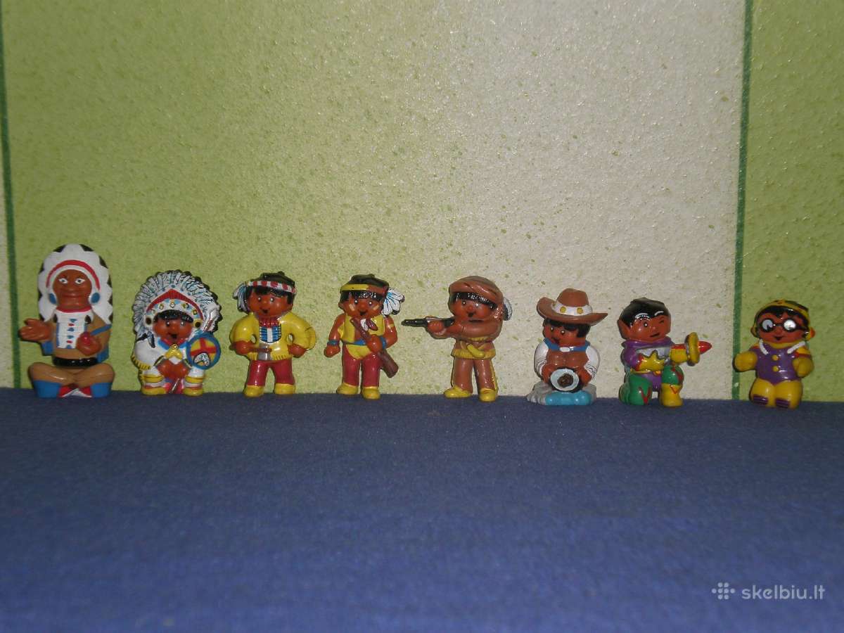 38. Kinder siurprizo kolekcines figureles indenai