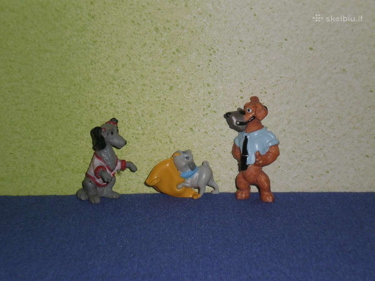 44. Kinder siurprizo kolekcines figureles sunys