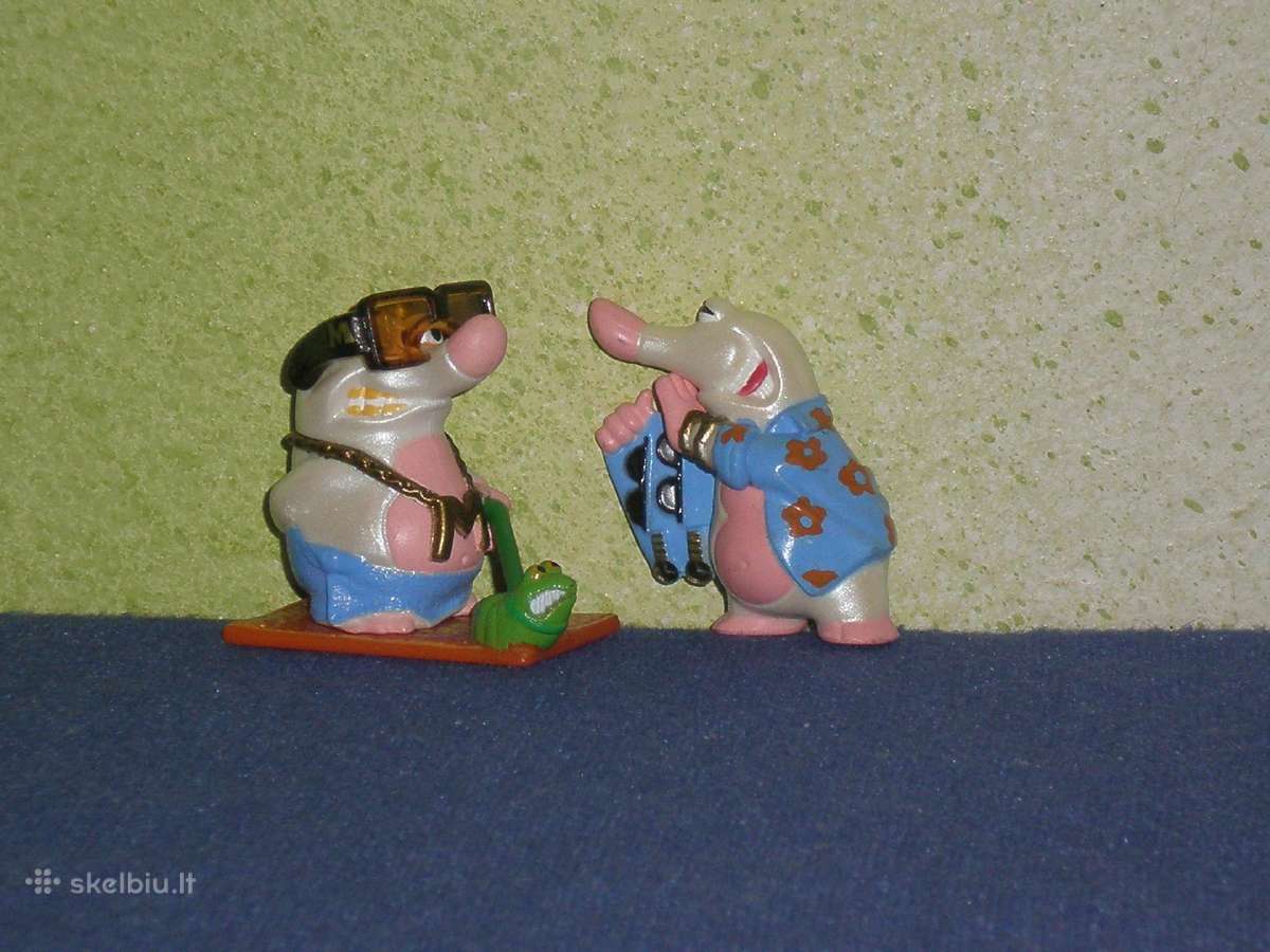 45. Kinder siurprizo kolekcines figureles kurmiai